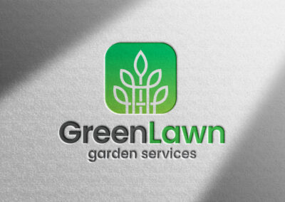 GreenLawn Garden Services Logo Design