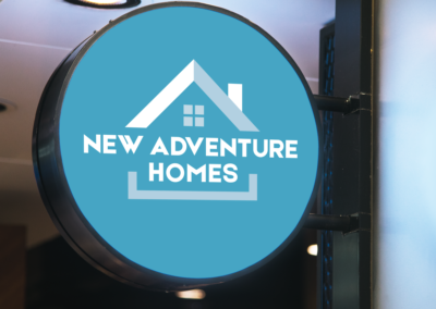 New Adventure Homes Logo Design